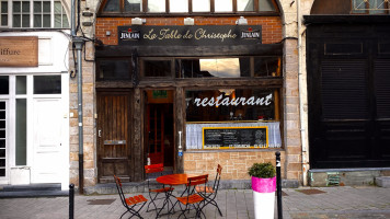 La Table de Christophe food