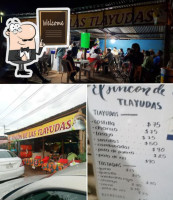 El Rincón De Las Tlayudas food