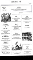 The Blind Pig Kitchen menu