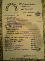 El Arquito Goloso menu