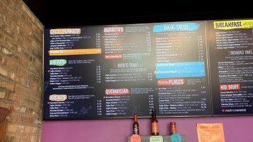 Fuzzy's Taco Shop menu