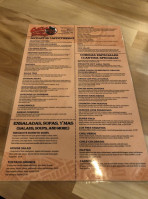 Cantina Los Tres Hombres menu