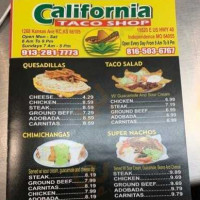 California Taco Shop food
