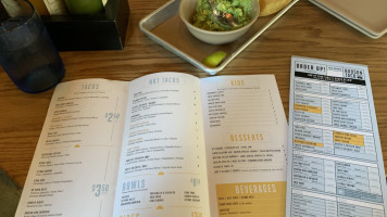 Hudson Taco menu