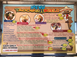 Tacos El Abuelo menu