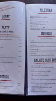 Vagon Restoran menu
