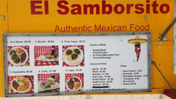 El Samborsito menu