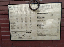 El Chiringuito menu