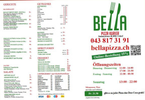 Pizza Bella Burger inside