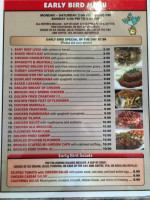 Ritz Diner menu