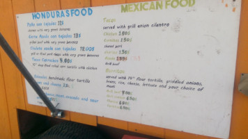 Merendero Estela menu