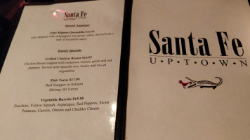 Santa Fe Uptown menu