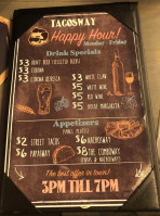 Tacosway menu