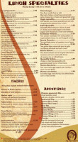 La Herradura menu