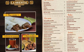 Antigua Taquería La Oriental food