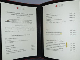 Restaurant Kiesfang menu
