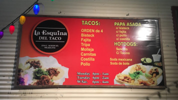 La Esquina Del Taco food