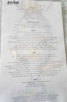 Fluke Wine Kitchen menu