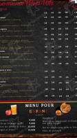 Restaurant L'ambassadeur menu