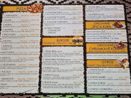 Špica Kebab menu