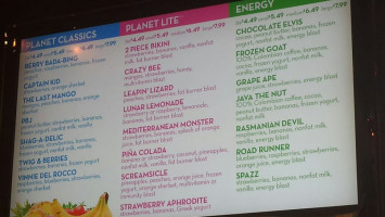 Planet Smoothie food