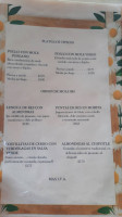 Las Margaritas menu