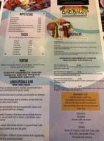 Fiesta Garibaldi Mexican Grill menu