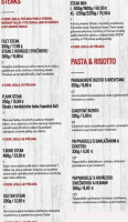 Rosto Steak House menu