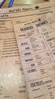 Don Taco Tequila menu