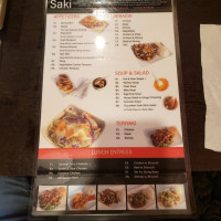 Saki Endless Sushi And Hibachi Grill Eatery menu