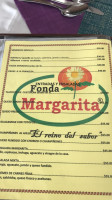 Fonda Margarita El Reino Del Sabor menu