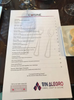 Vin Alegro food