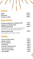 Meson La Rueda menu