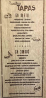 La Taberna Bar Restaurante menu