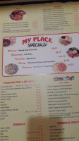 My Place menu