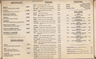 La Carbonara menu