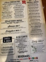 Dame's Chicken Waffles menu