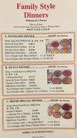 Tang Wong menu