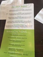 Wahlburgers menu