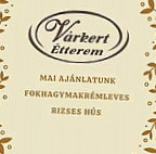 Varkert Etterem Papa menu