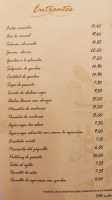 Santxotena menu