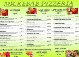 Altsasu Doner Kebab menu