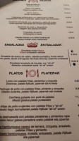 Kikara Taberna menu