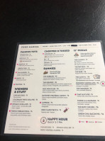 The Horseshoe Lounge menu