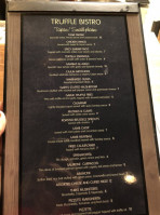 Truffle Bistro menu
