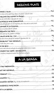 Pizzeria L'olla menu