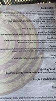 Eastport Marina menu