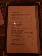 Covenhoven menu