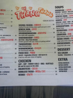 Thang Thang menu
