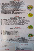 Tom-yum Thai Cuisine menu
